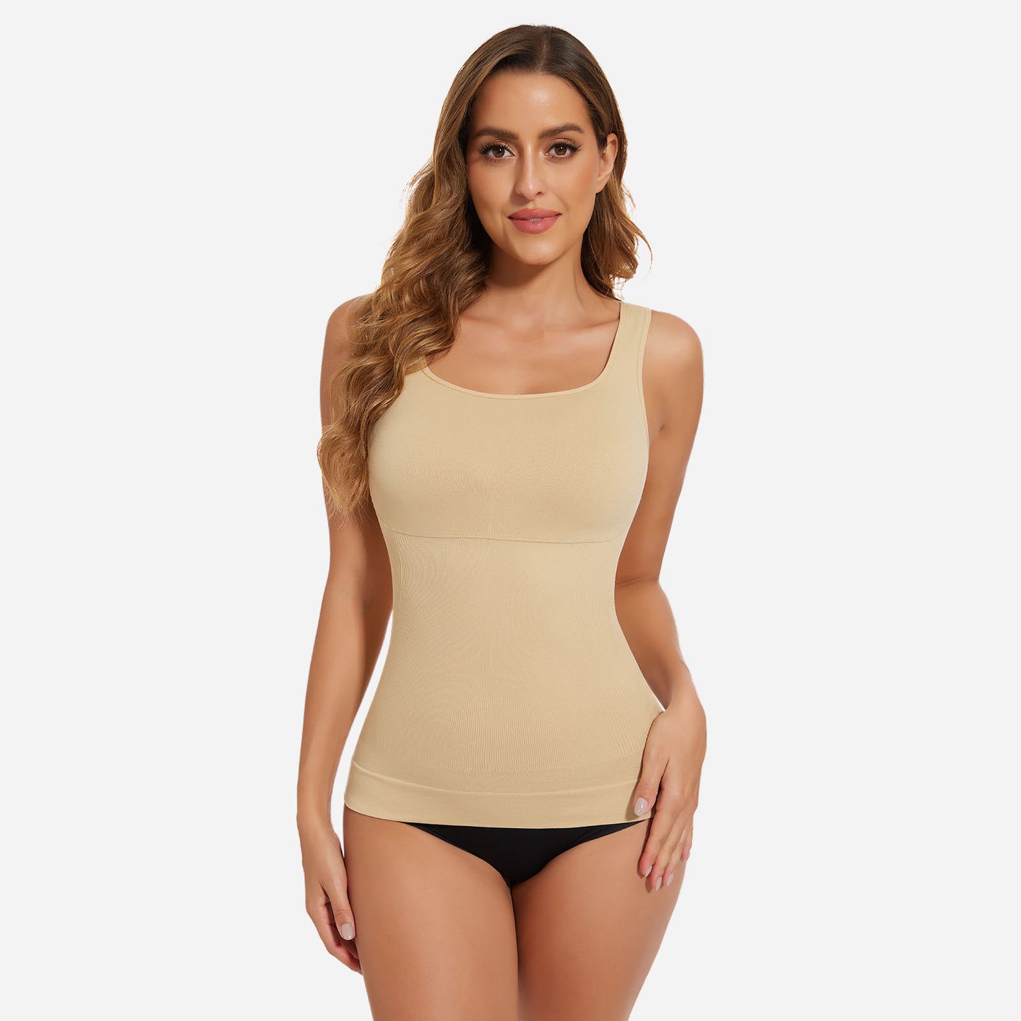 Joyshaper Bust Support Tummy Control Square Neck Tank Top