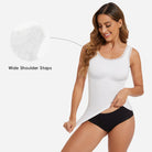 Joyshaper Seamless Tummy ControlLace Shapewear Tank Top White