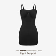 Joyshaper Seamless Built-In Shapewear Slip Dress black