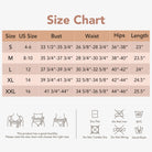 Joyshaper Seamless Built-In Shapewear Slip Dress size chart