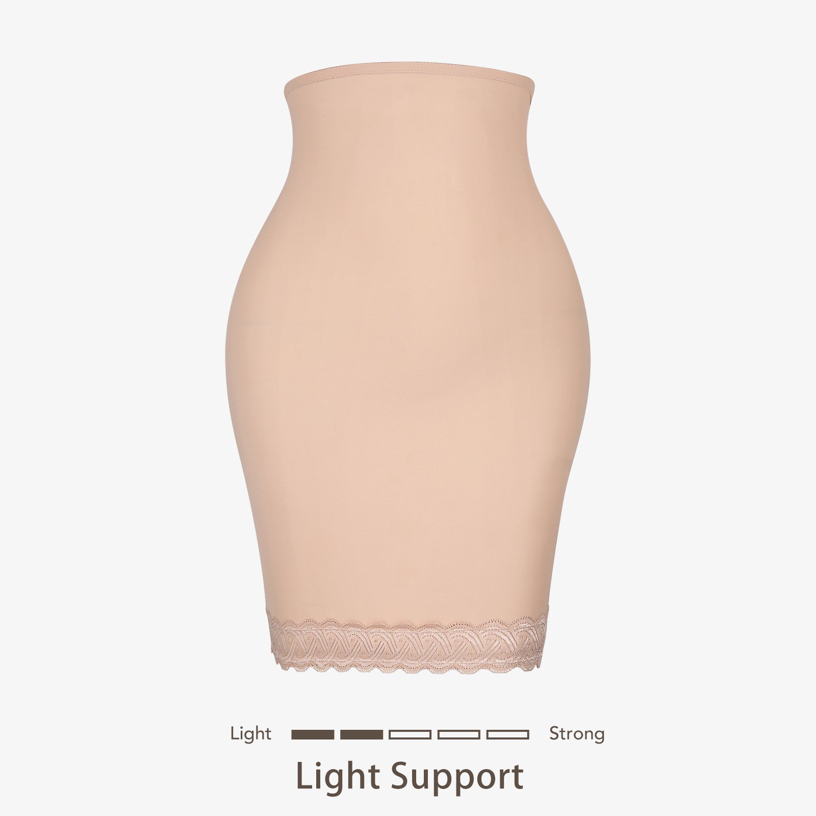 Joyshaper Seamless Shapewear Lace Skirt Slip Beige