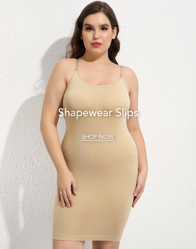 Joyshaper Full Slips for Women Under Dress Tummy Control Shapewear Slip  Seamless Slimming Shaping Dress Open Bust 