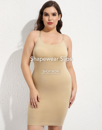 JOYSHAPER High Waist Half Slips for Women Under Dresses Shapewear Tummy Control  Slip Dress Seamless Body shaper Slimming Skirt Beige- No Hook & Eye S at   Women's Clothing store