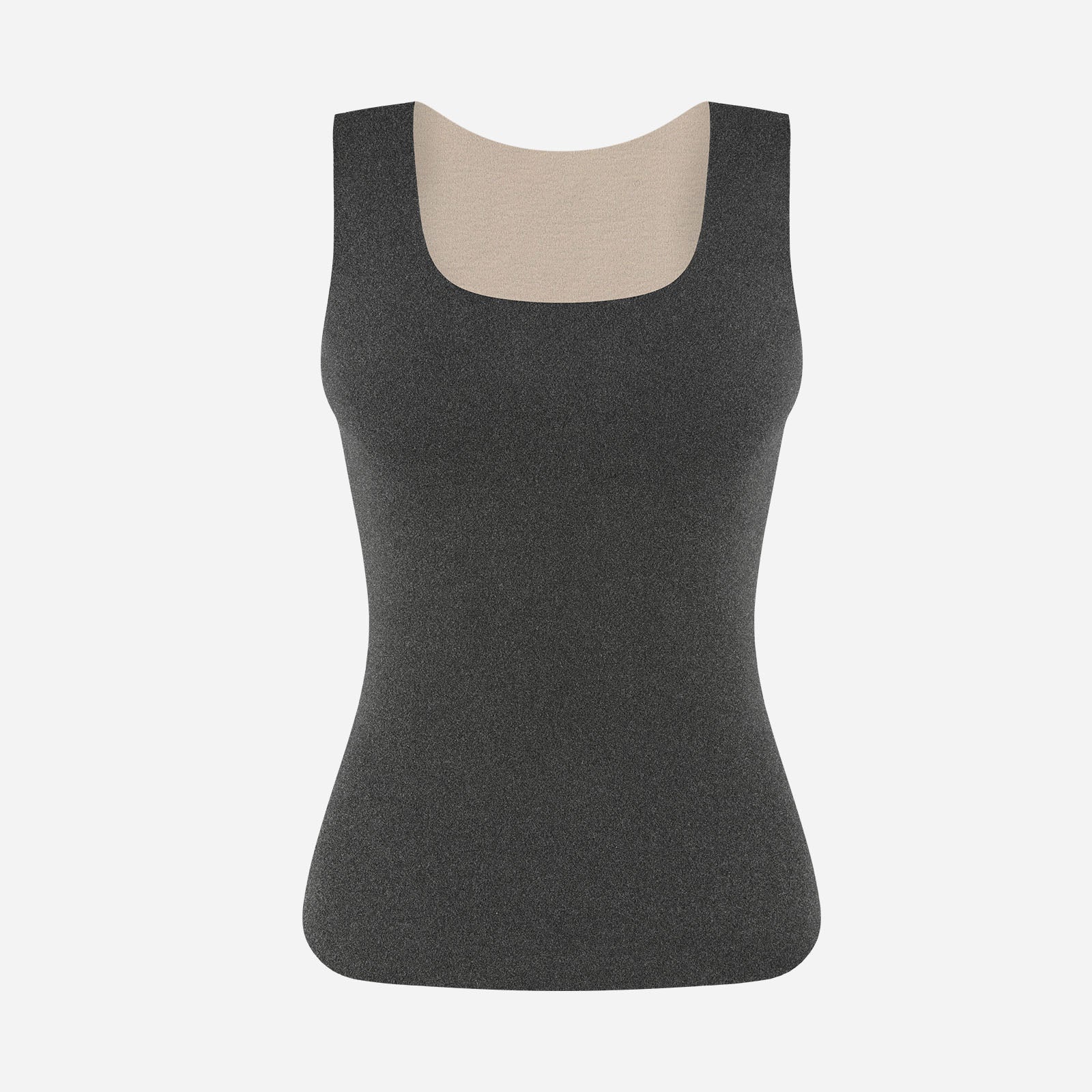 JOYSHAPER Dual-Layer Brushed Tank Top Thermal Base Layer