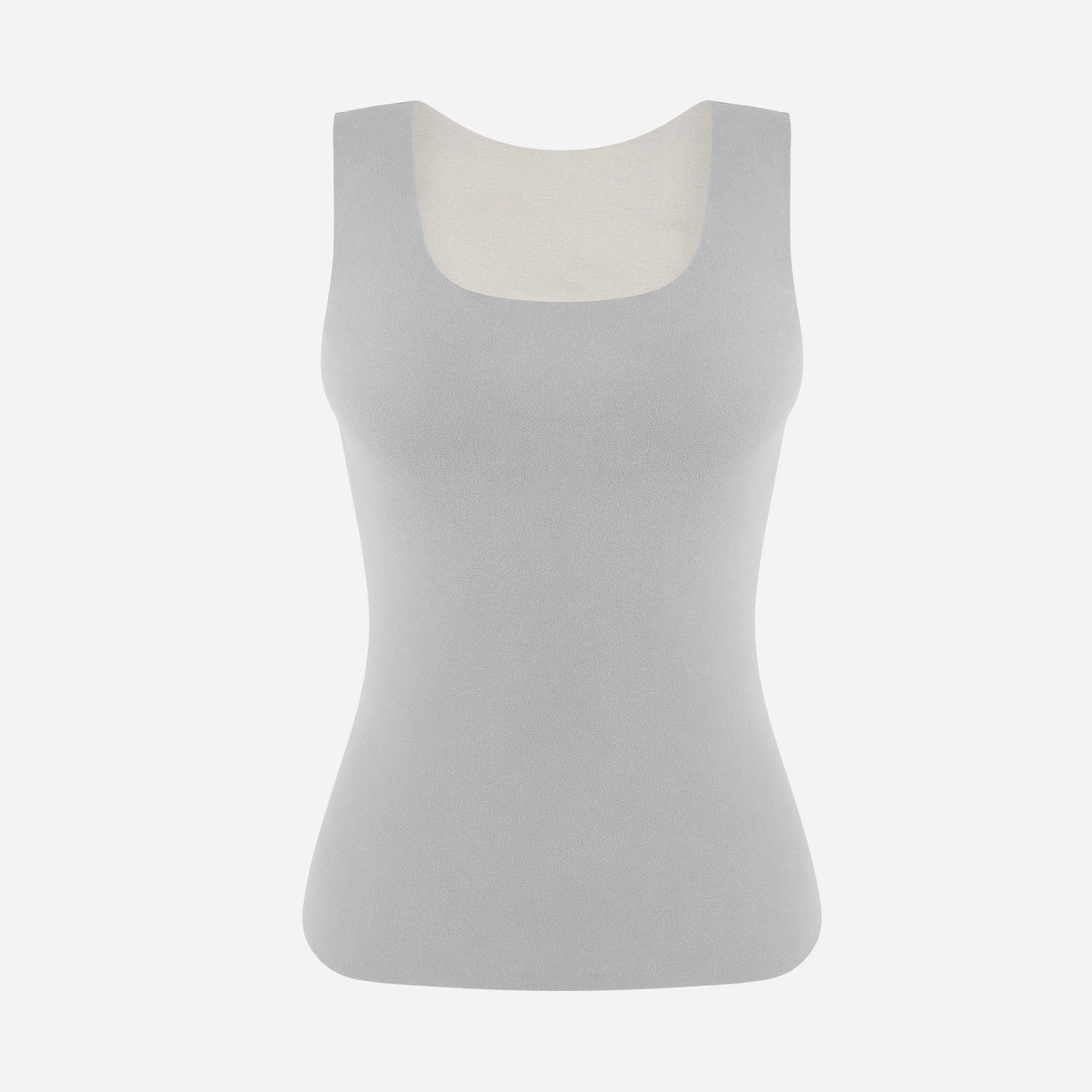 JOYSHAPER Dual-Layer Brushed Tank Top Thermal Base Layer