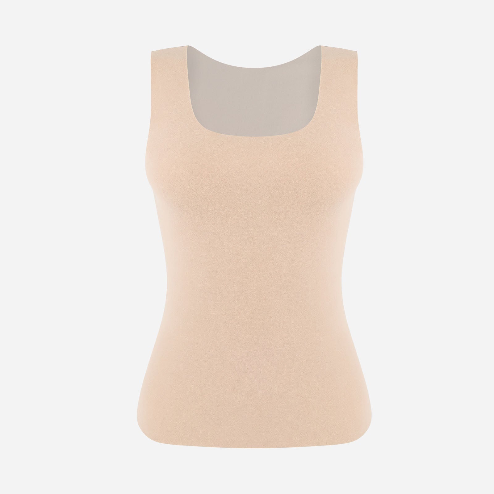 JOYSHAPER Dual-Layer Brushed Tank Top Thermal Base Layer