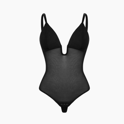 Joyshaper Low Back U Plunge Thong Shapewear Bodysuit