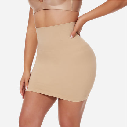 Joyshaper Seamless Half Shapewear Skirt With Built In Thong