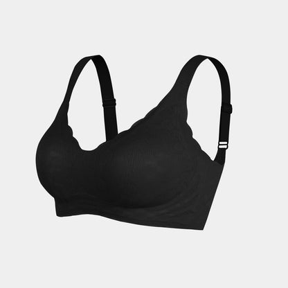 Joyshaper Supportive Push-Up V-Neck Lace Bra