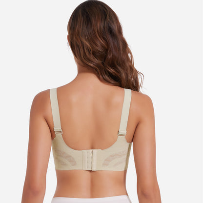 Joyshaper Supportive Push-Up V-Neck Lace Bra