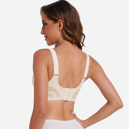 Joyshaper Supportive Push-Up V-Neck Lace Bra