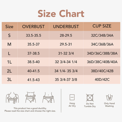 Joyshaper Supportive Push-Up V-Neck Lace Bra