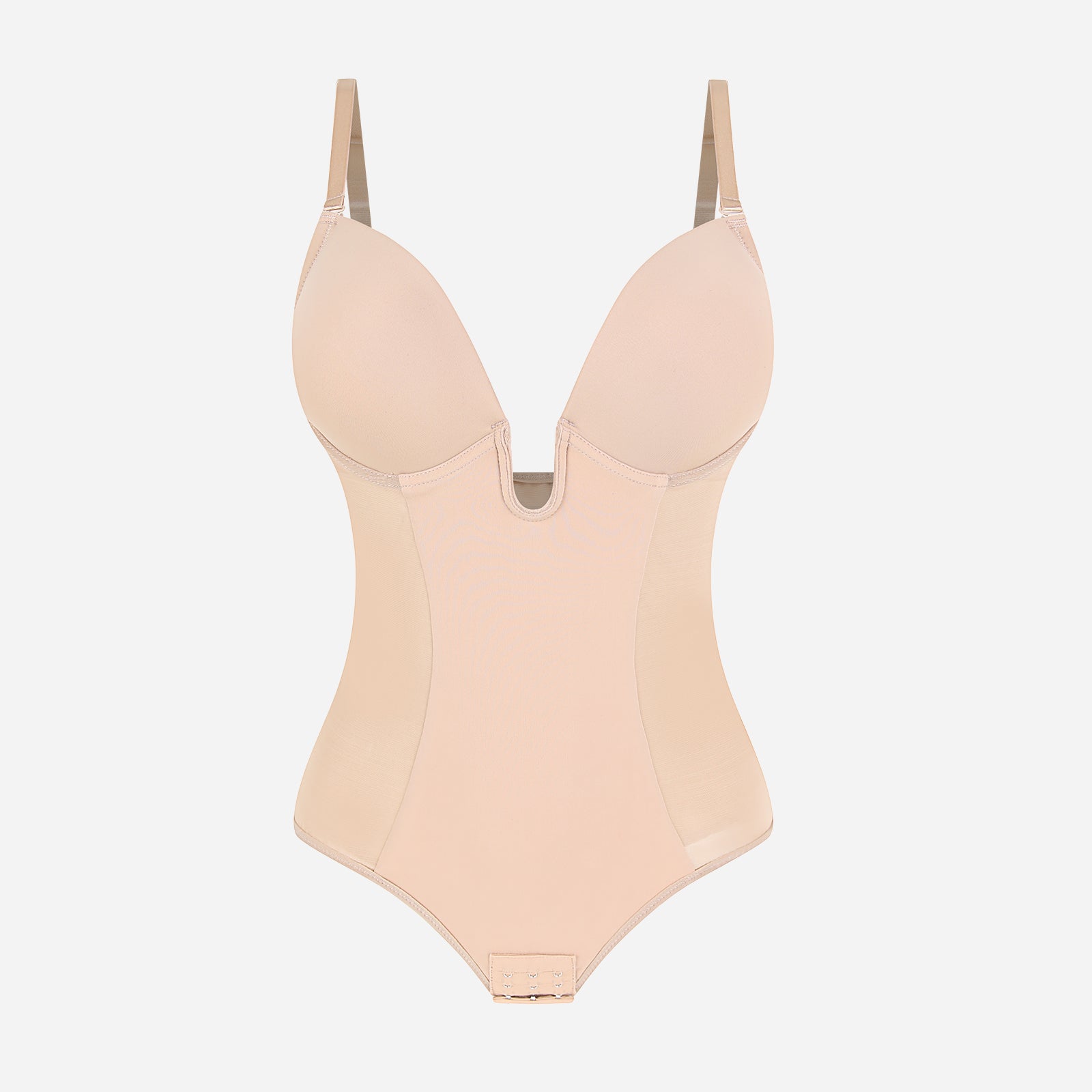Joyshaper Built in Bra U-Plunge Backless Shapewear Bodysuit