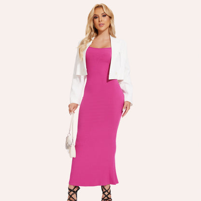 Joyshaper Lounge Spaghetti Strap Maxi Dress