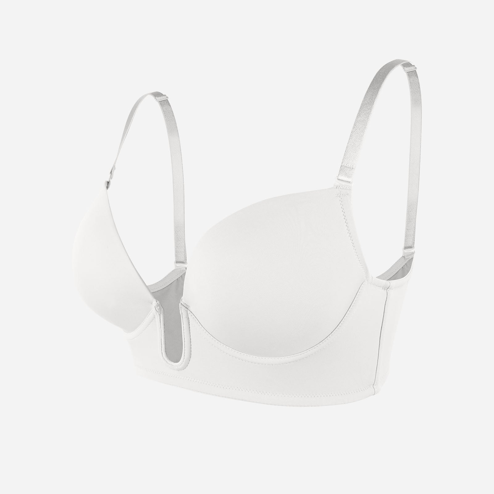 JOYSHAPER Deep Plunge Backless Bra Push Up Low Cut Halter Bra