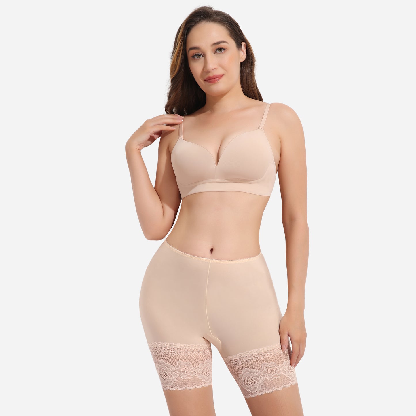 Joyshaper Elastic Anti Chafing Lace Shorts