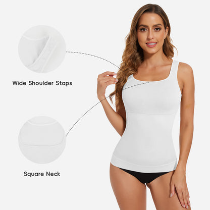 Joyshaper Bust Support Tummy Control Square Neck Tank Top