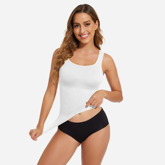 Joyshaper Bust Support Tummy Control Square Neck Tank Top