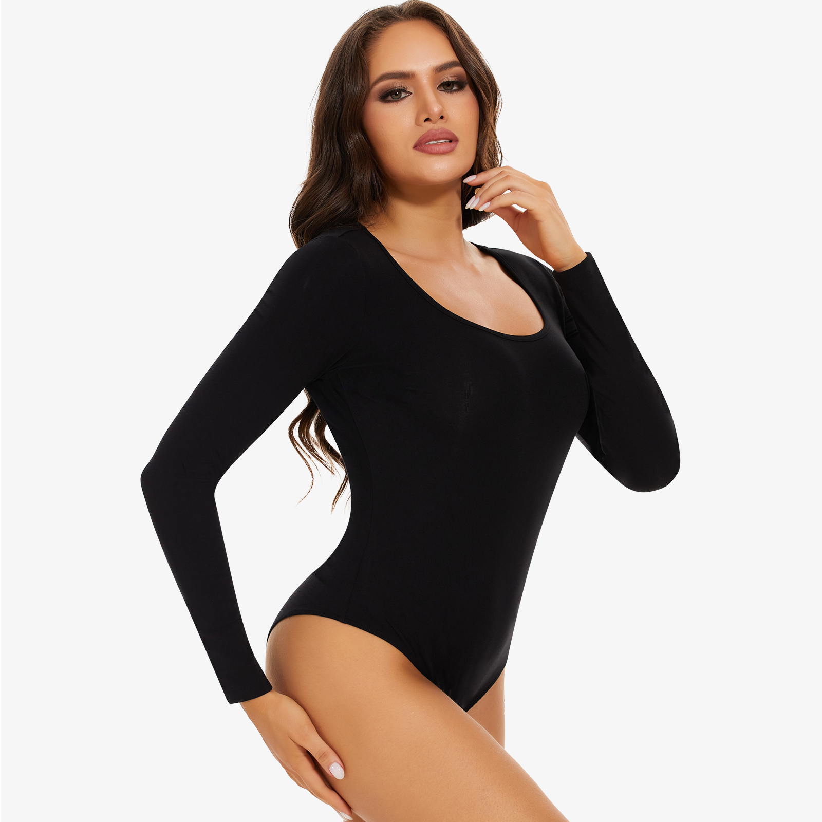 Joyshaper Crew Neck Long Sleeve Bodysuit