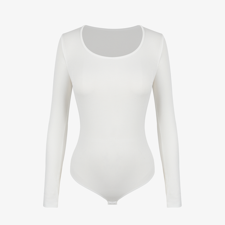 Joyshaper Crew Neck Long Sleeve Bodysuit