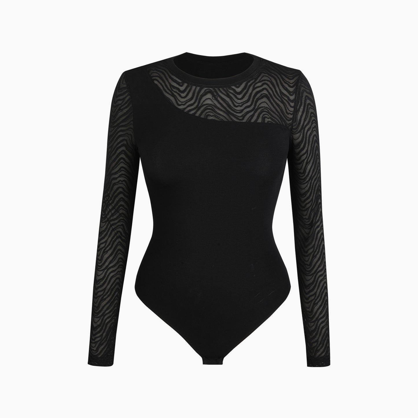 Joyshaper Elegant Long Sleeve Going Out Bodysuit Top