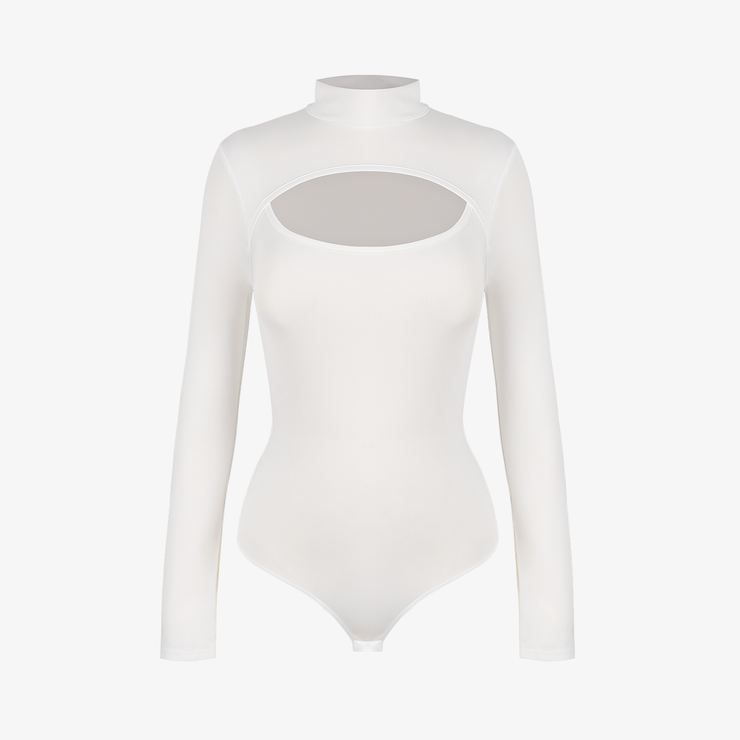 Joyshaper Front Cutout Long Sleeve Bodysuit