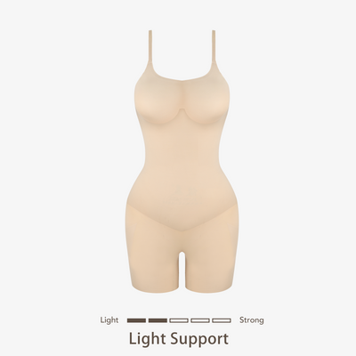 JOYSHAPER Tummy Control Lace Bodysuit for Women - Adjustable Straps, V  Neck, Backless Design, Full Body Shaper
