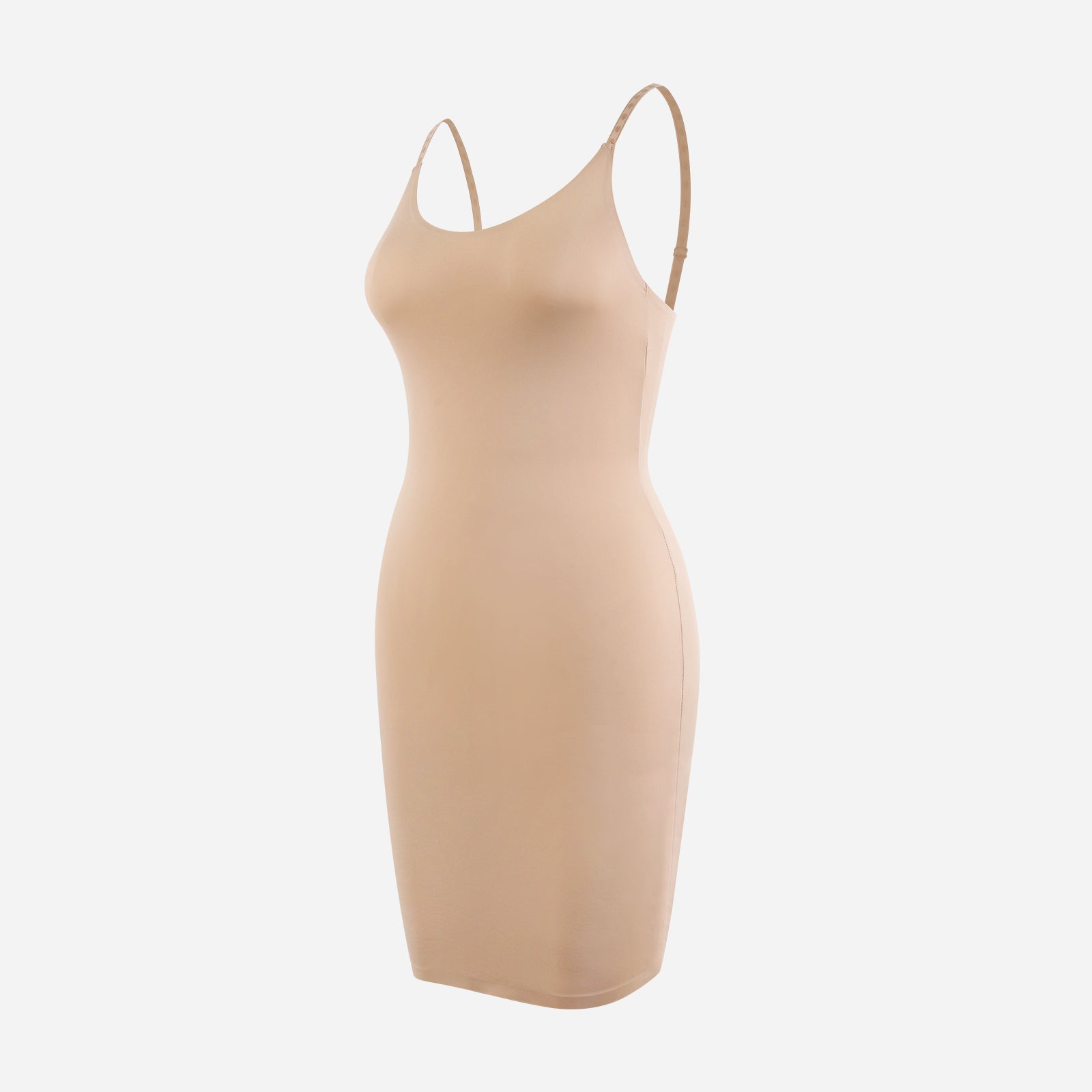Joyshaper Full Slip Body Shaper Dress with Adjustable Spaghetti Straps