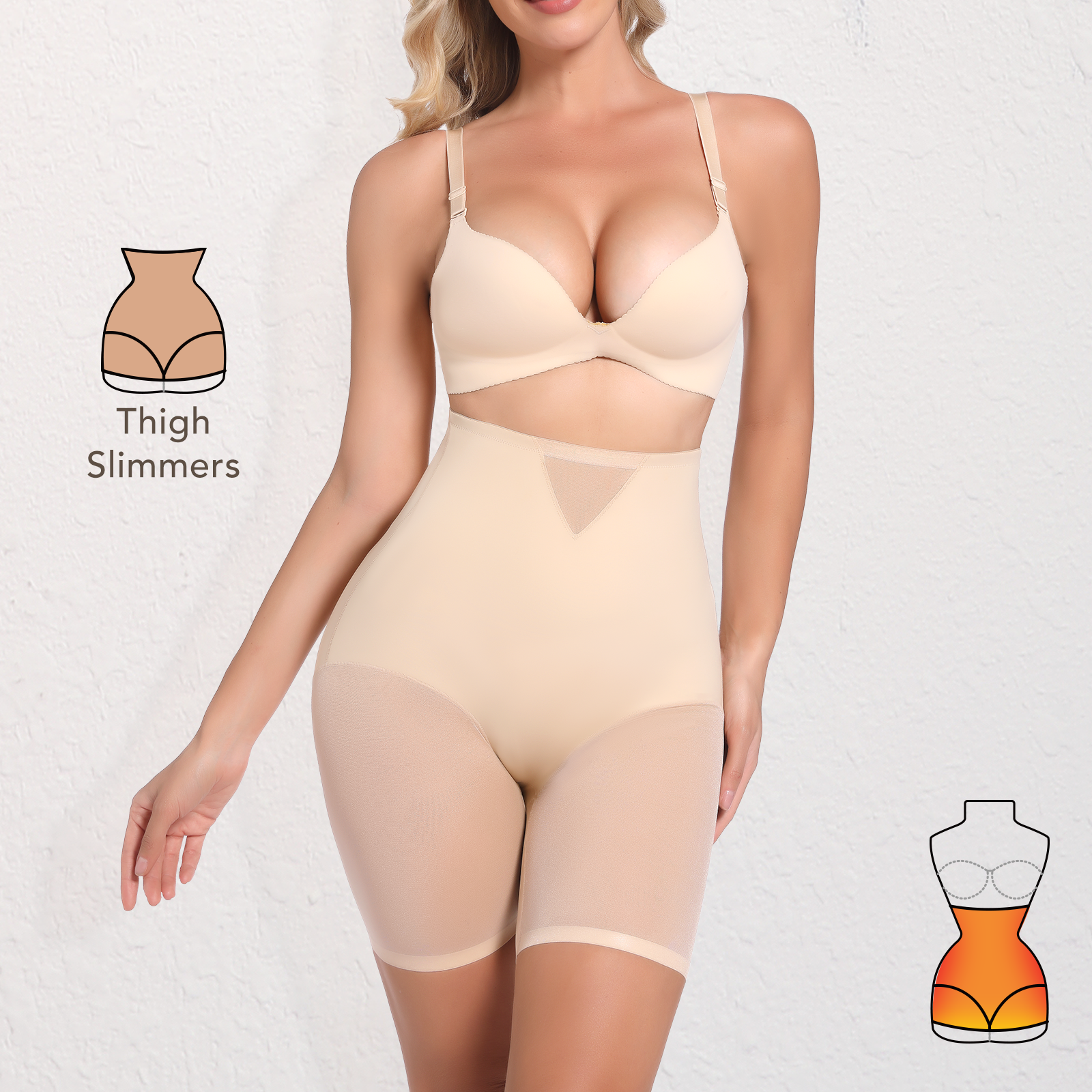 Joyshaper High Waist Seamless Slip Shorts