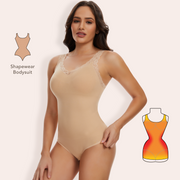 Joyshaper Lace V-Neck Shapewear Bodysuit