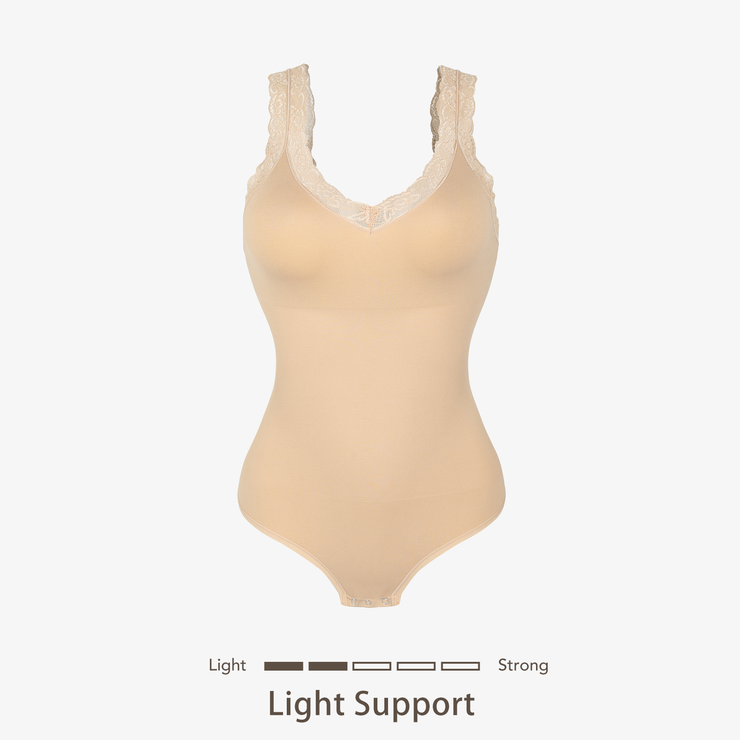 Joyshaper Lace V-Neck Shapewear Bodysuit