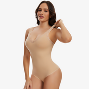 Joyshaper Lace V-Neck Shapewear Bodysuit