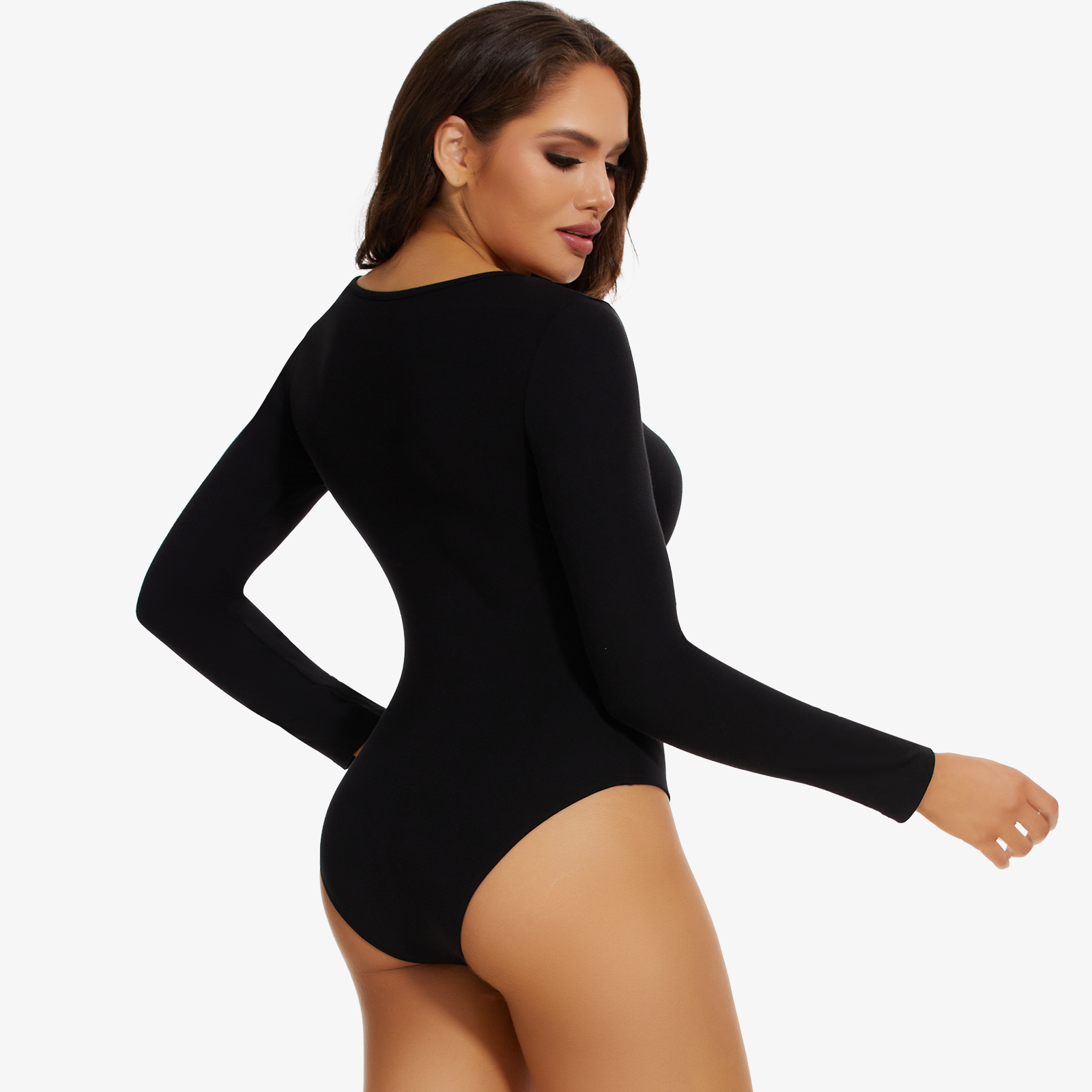 Joyshaper Square Collar Long Sleeve Bodysuit