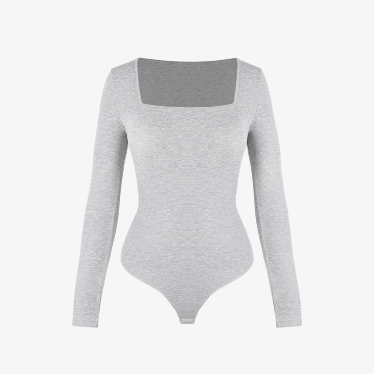 Joyshaper Square Collar Long Sleeve Bodysuit