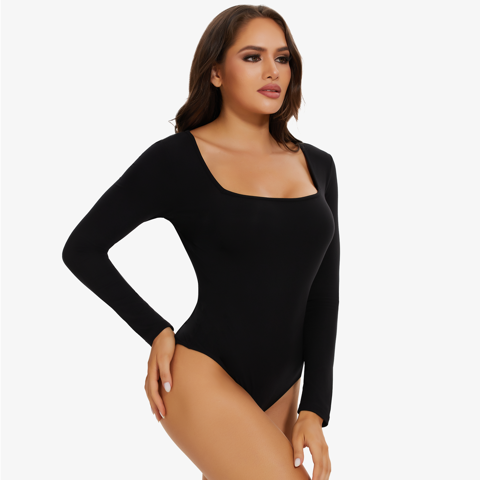 Joyshaper Square Collar Long Sleeve Bodysuit