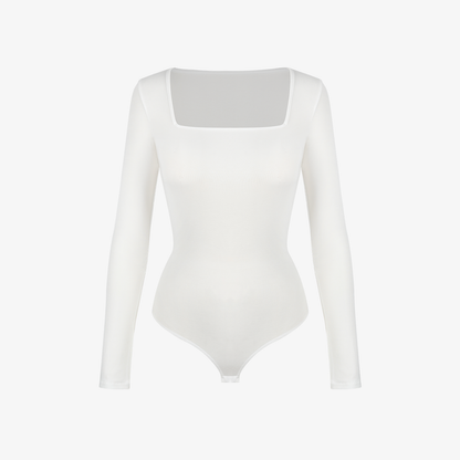Joyshaper Square Collar Long Sleeve Bodysuit