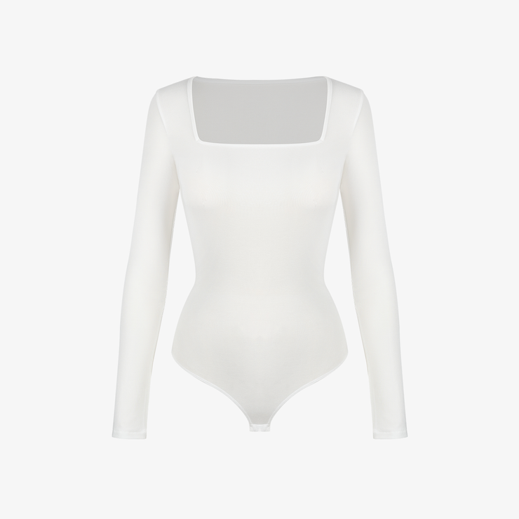 Joyshaper Square Collar Long Sleeve Bodysuit