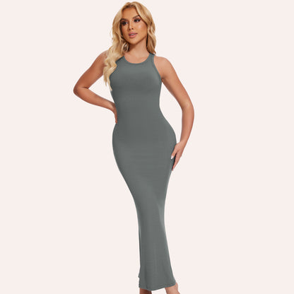 Joyshaper Racer Neck Lounge Maxi Dress