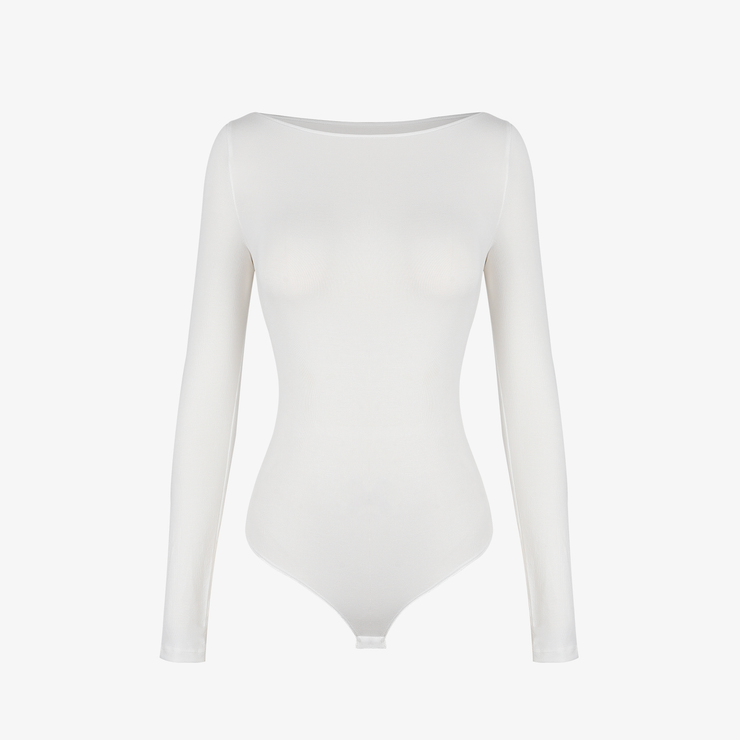 Joyshaper Round Collar Long Sleeve Bodysuit