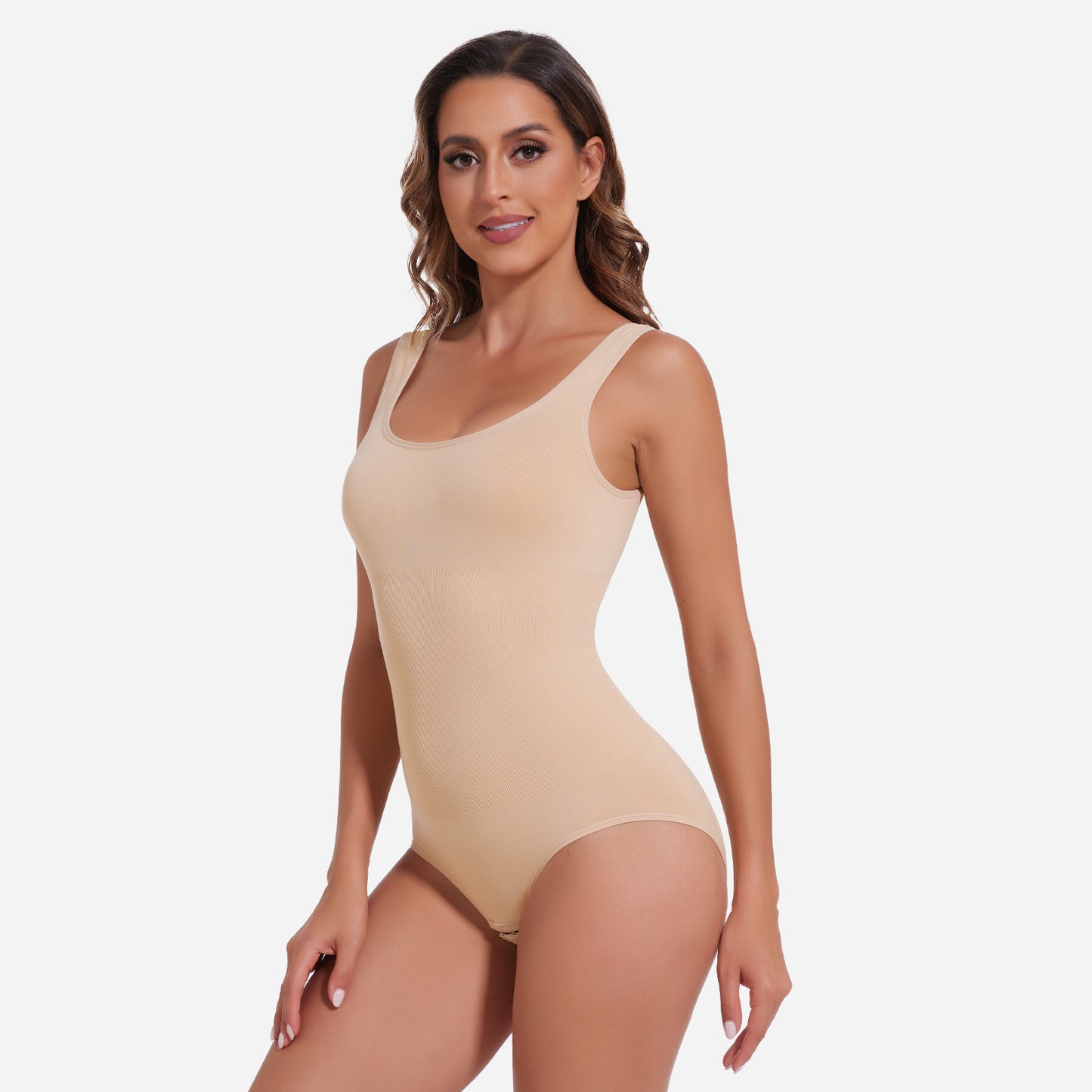 Joyshaper Round Neck Tank Bodysuit Shapewear Tummy Control