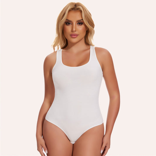 Joyshaper Round Neck Tank Sleeveless Bodysuit Top