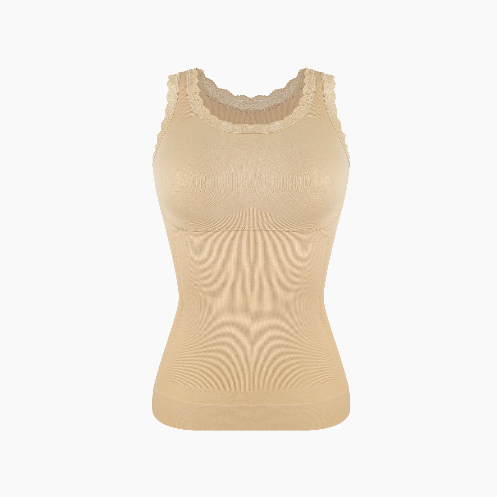 Joyshaper Seamless Tummy Control Lace Shapewear Tank Top