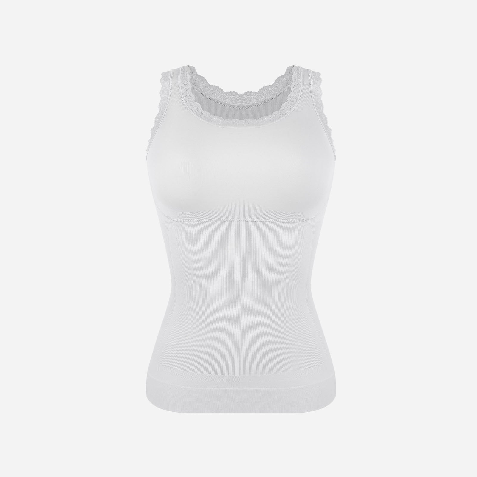 Joyshaper Seamless Tummy Control Lace Shapewear Tank Top