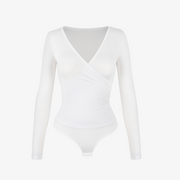 Joyshaper Sexy V-Neck Long Sleeve Bodysuit