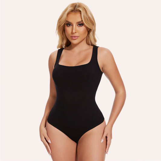 Joyshaper Square Neck Tank Sleeveless Bodysuit Top
