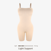 Joyshaper Strapless Shapewear Bodysuit with Built in Bra