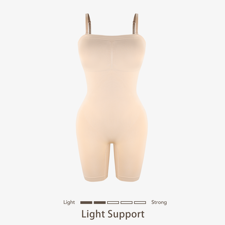 Joyshaper Strapless Shapewear Bodysuit with Built in Bra