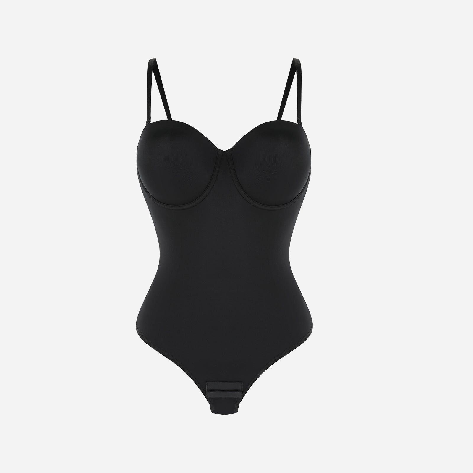 Joyshaper Tummy Control Shapewear Strapless Bodysuit with Built-in Bra