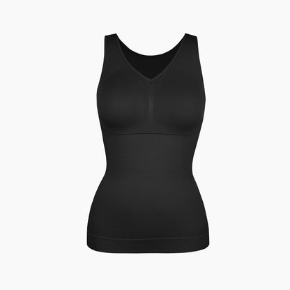 Joyshaper V-Neck Seamless Shapewear Tank With Padded Bra
