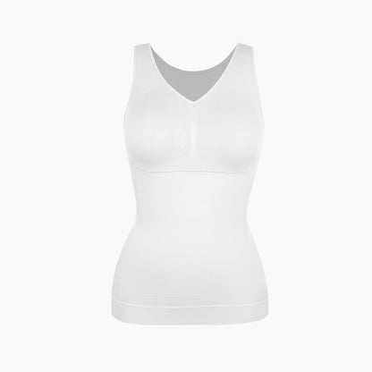 Joyshaper V-Neck Seamless Shapewear Tank With Padded Bra